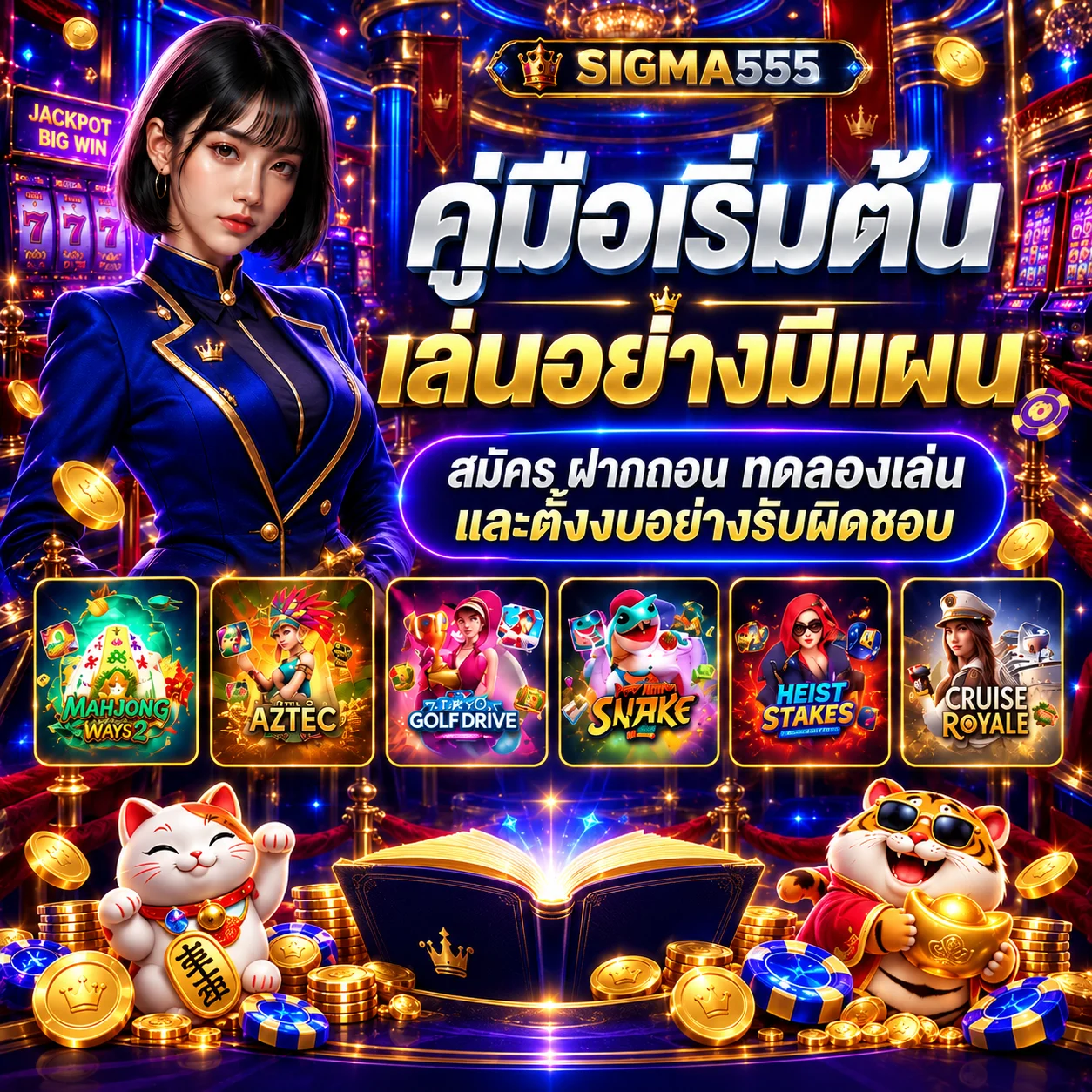 SIGMA555 คู่มือสมัคร ฝากถอน ทดลองเล่น และตั้งงบ